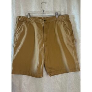 Carhartt Relaxed Fit Carpenter Shorts Work Utility Tan‎ Size 42